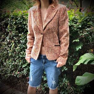 Vintage Loose Tweed Blazer Size Small